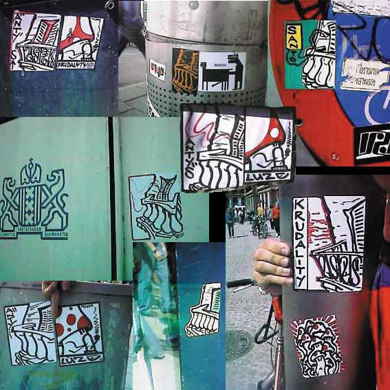 LK  STICKERS IN OLANDA 2002